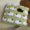 Knitting Pattern-Flock of Sheep Cushion, DK