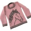 Knitting Pattern-Horse Sweater, 2-7 years, DK