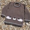 Knitting Pattern-Sheep Sweater 2-7 years, DK