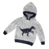 Knitting Pattern-Dinosaur Hoodie, Velociraptor, 2-12 years, Aran - Image 3
