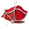 Butterfly Suncatcher Closed Wing Stained Glass Choice of Colour - Image 4