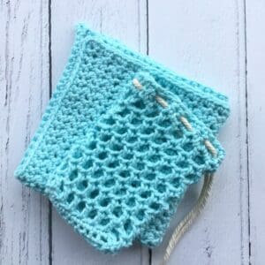 Crochet Soap Sack and Washcloth Set