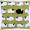 Knitting Pattern-Flock of Sheep Cushion, DK - Image 4