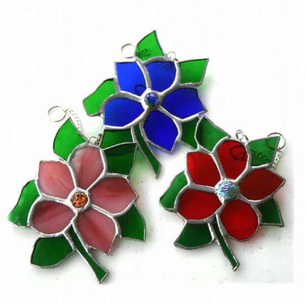 Clematis Stained Glass suncatcher flower colour choice
