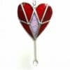 Diamond Heart Stained Glass Suncatcher - Image 2