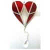 Diamond Heart Stained Glass Suncatcher