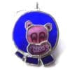 Hippo Suncatcher stained glass hippopotamus - Image 3