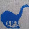 Knitting Pattern-Dinosaur Sweater and Hat, Brontosaurus 4-13 years, Aran - Image 4