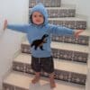 Knitting Pattern-Dinosaur Hoodie, T-Rex, 2-12 years, Aran - Image 3
