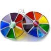 Jewel Wheel Stained Glass Suncatcher Colour Choice - Image 2