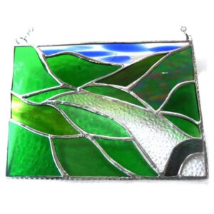 River Valley Picture Stained Glass Landscape Wye