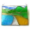 Tropical Beach Picture Stained Glass Landscape - Image 3