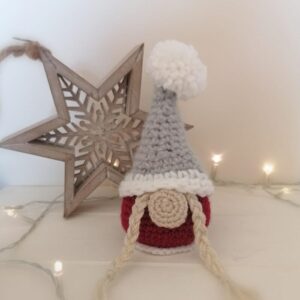 crocheted-handmade-lady-gnome-christmas-decoration