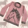 Knitting Pattern-Horse Sweater, 2-7 years, DK - Image 3