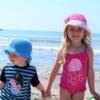 Knitting Pattern-2 Sun Hats, 0-7 years, lightweight cotton DK - Image 2