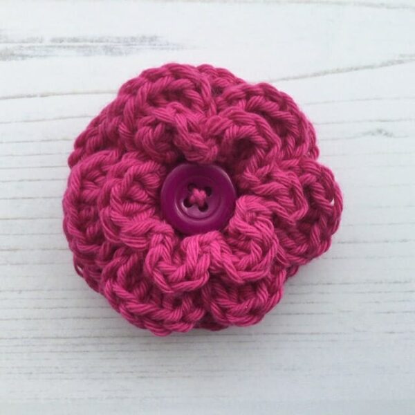 Crochet Flower Brooches