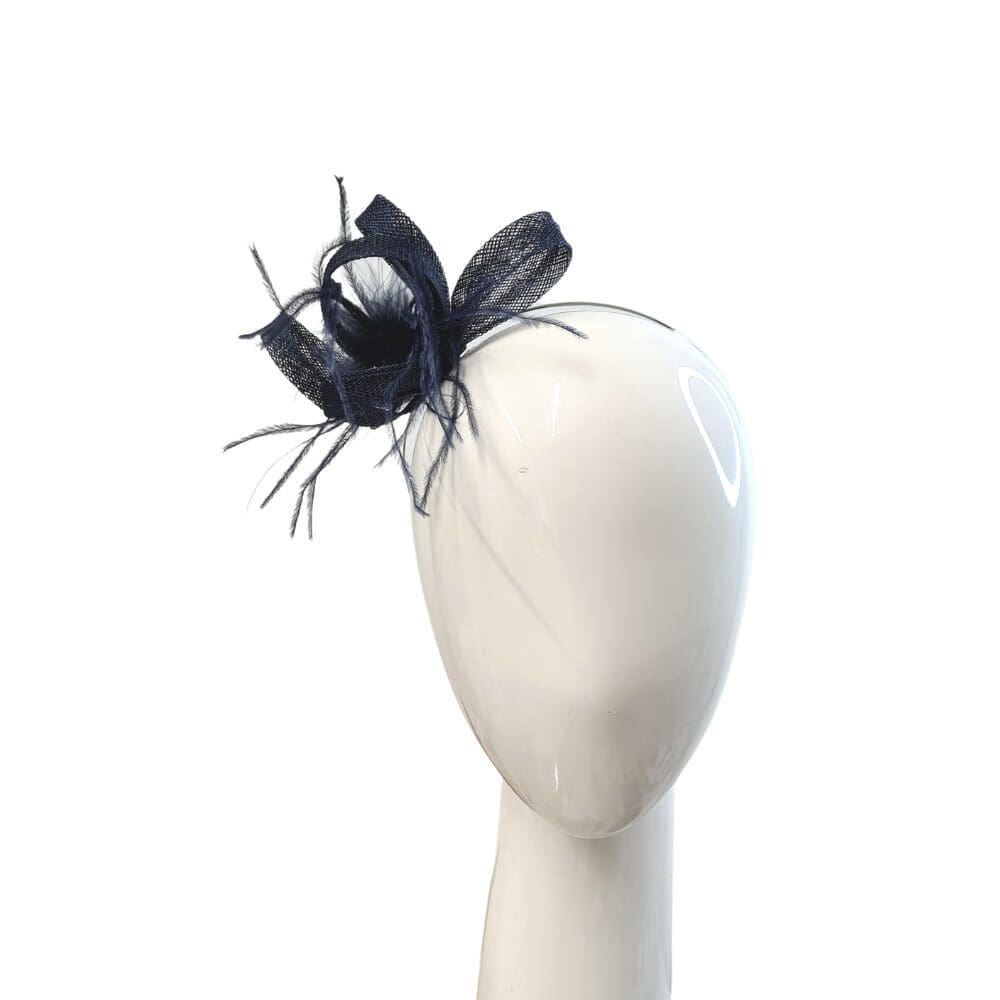 Navy Blue fascinator Buy Indie