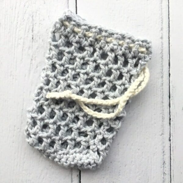 Crochet soap sack