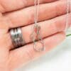 Sterling silver cute rabbit necklace