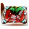 Apple Fused Glass Gift Red Green Gift - Image 4