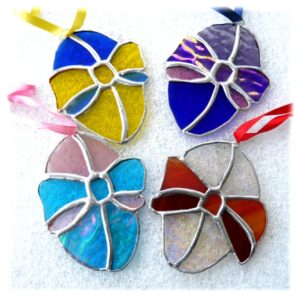 Easter Egg Stained Glass Suncatcher Choice of Colour