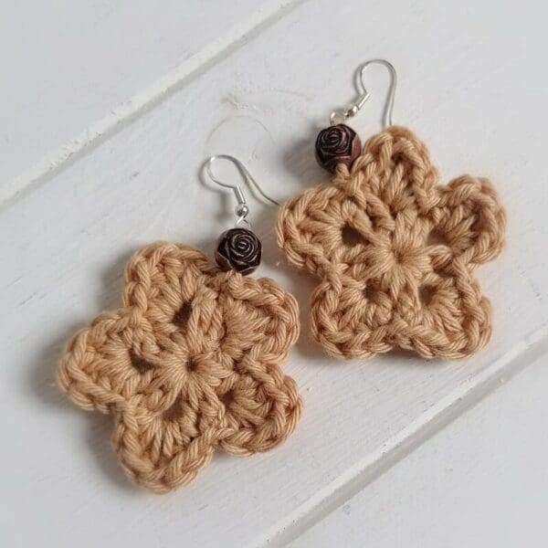 mustard-crocheted-earrings