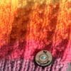 Girl's cardigan with decorative embroidered rainbow on back to fit age 3-4 years - Image 3