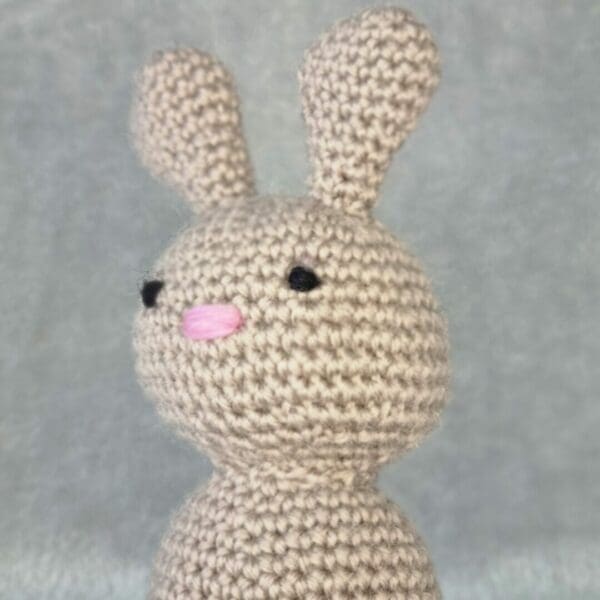 Crochet soft toy made from pure wool