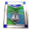 Boating Lake Stained Glass Suncatcher Picture Sailing - Image 5