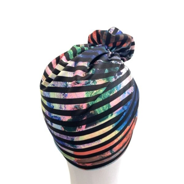 Colourful Stretchy Rosette Fashion Turban Headpiece