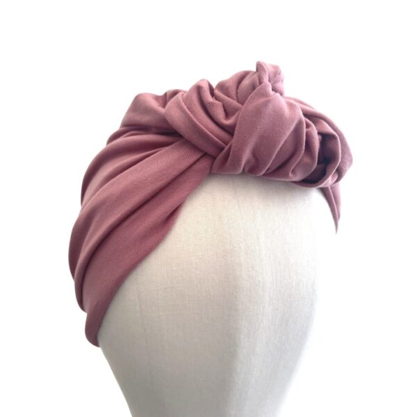 Dusky Pink Handmade Cancer Head Scarf Turban