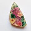 Resin wing pendant filled with dried flowers