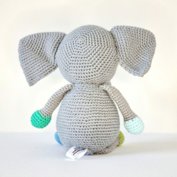 Children's handmade elephant soft toy
