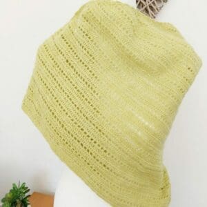 Melyn Shawl Yellow, 100% British Wool