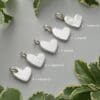Solid Sterling Silver Heart Pendant Necklace - Image 2