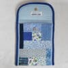 Blue patchwork tablet case for iPad, Samsung Galaxy Tab 8.9 or e-reader - Image 4