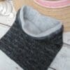 Dog Snood grey, small to medium feeding snood - Image 2