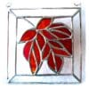 Maple Leaf Stained Glass Suncatcher Picture Autumn - Image 6