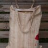 Ecofriendly tote bag featuring appliqued poppies - Image 2