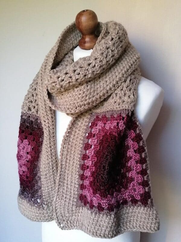 chunky-crochet-shawl-scarf