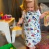 Child's adjustable cotton apron - transport themed - Image 5