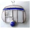 Caravan Suncatcher Stained Glass Camping Red or Blue - Image 4