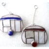 Caravan Suncatcher Stained Glass Camping Red or Blue - Image 8