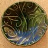 Ring dish with swirls, Ceramic ring holder, Trinket bowl, Handmade stoneware tealight holder, Ceramic small dish Trinket dish - Image 7
