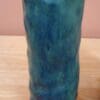 Blue green ceramic vase, Deep lagoon pen pot, Hand built stoneware vessel - Image 6