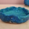 Blue green ceramic dish, Deep lagoon bowl, Hand built stoneware vessel for tapas - Image 6