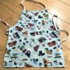 Child's adjustable cotton apron - transport themed - Image 3