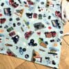 Child's adjustable cotton apron - transport themed - Image 2