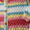 Girl's bubble cardigan to fit age 3 - 4 years - Image 4