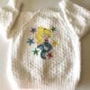 Baby cardigan to fit 6-12mths with mermaid embroidery - Image 4